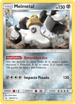 Melmetal #129/214 · Pokémon