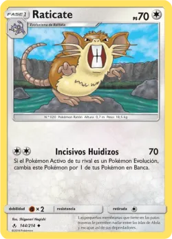 Raticate #144/214 · Pokémon
