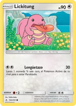 Lickitung #152/214 · Pokémon