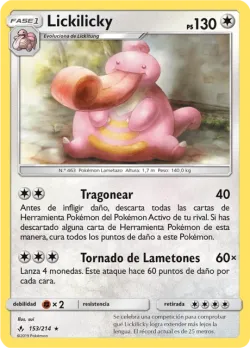 Lickilicky #153/214 · Pokémon