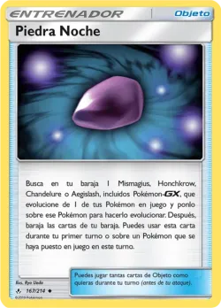 Dusk Stone #167/214 · Pokémon