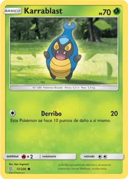 Karrablast #12/236 · Pokémon