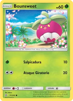 Bounsweet #17/236 · Pokémon