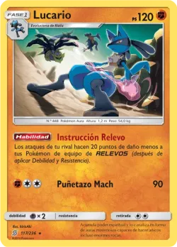 Lucario #117/236 · Pokémon