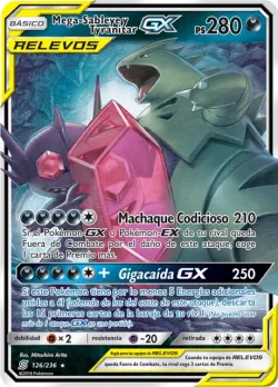 Mega Sableye & Tyranitar-GX #126/236 · Pokémon