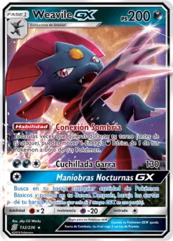 Weavile-GX #132/236 · Pokémon