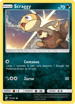 Scraggy #137/236 · Pokémon