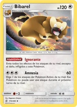 Bibarel #172/236 · Pokémon