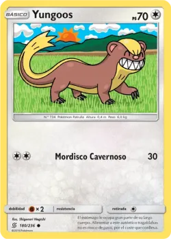 Yungoos #180/236 · Pokémon