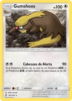 Gumshoos #181/236 · Pokémon
