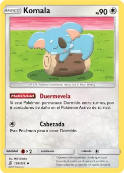 Komala #185/236 · Pokémon