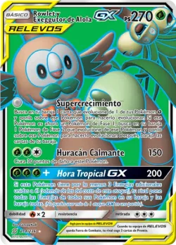 Rowlet & Alolan Exeggutor-GX 「UNM 214」「ES」