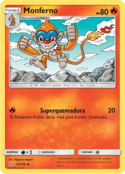Monferno #22/156 · Pokémon