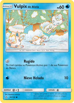 Alolan Vulpix #30/156 · Pokémon