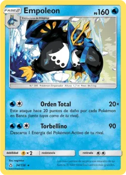 Empoleon #34/156 · Pokémon