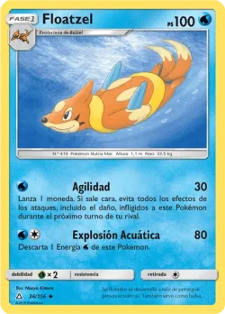 Floatzel #36/156 · Pokémon