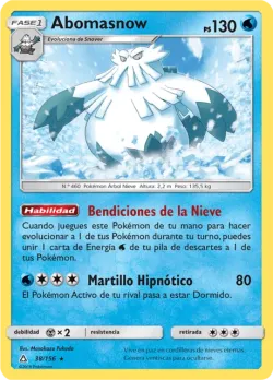 Abomasnow #38/156 · Pokémon