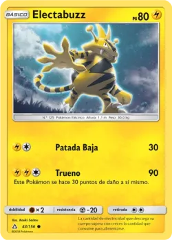 Electabuzz #43/156 · Pokémon