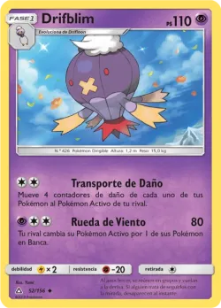 Drifblim #52/156 · Pokémon