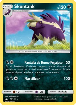 Skuntank #76/156 · Pokémon
