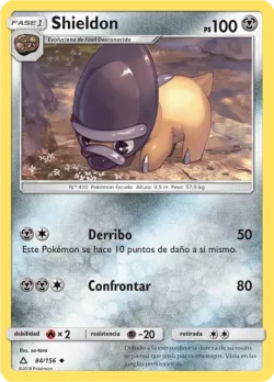 Shieldon #84/156 · Pokémon