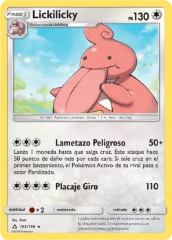 Lickilicky #103/156 · Pokémon