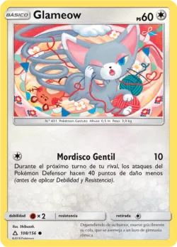 Glameow #108/156 · Pokémon