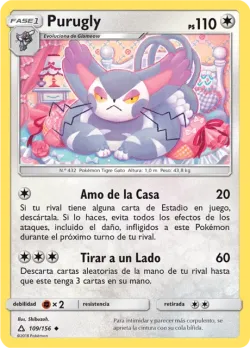 Purugly #109/156 · Pokémon