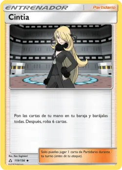 Cynthia #119/156 · Pokémon