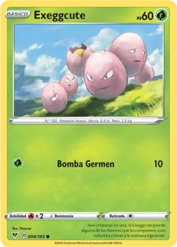 Exeggcute #004/185 · Pokémon