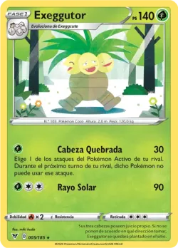 Exeggutor #005/185 · Pokémon