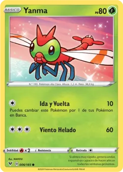 Yanma #006/185 · Pokémon