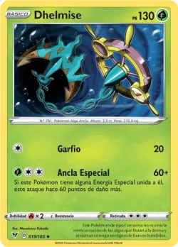 Dhelmise #019/185 · Pokémon