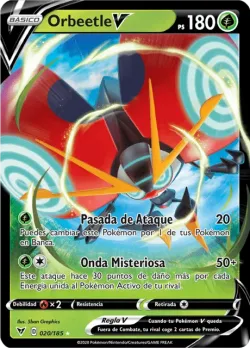 Orbeetle V #020/185 · Pokémon