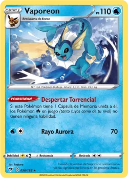 Vaporeon #030/185 · Pokémon