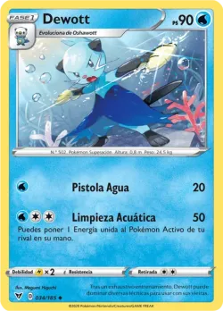 Dewott #034/185 · Pokémon