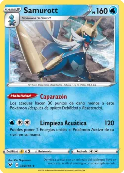 Samurott #035/185 · Pokémon