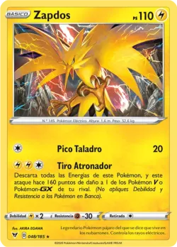 Zapdos #048/185 · Pokémon