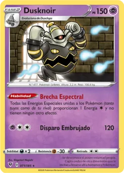 Dusknoir #071/185 · Pokémon