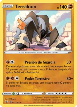 Terrakion #092/185 · Pokémon
