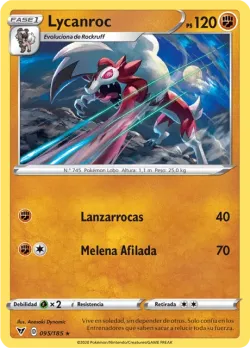 Lycanroc #095/185 · Pokémon