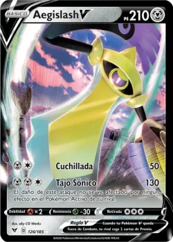 Aegislash V #126/185 · Pokémon