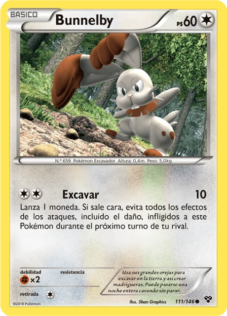 Bunnelby 「XY 111」「ES」