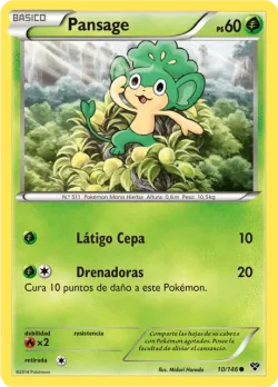 Pansage #10/146 · Pokémon