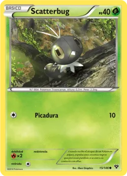 Scatterbug #15/146 · Pokémon