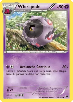 Whirlipede #52/146 · Pokémon
