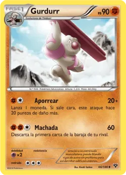 Gurdurr #66/146 · Pokémon