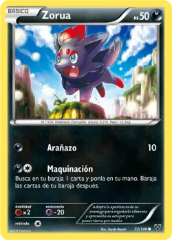 Zorua #72/146 · Pokémon