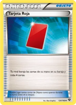 Red Card 「XY 124」「ES」