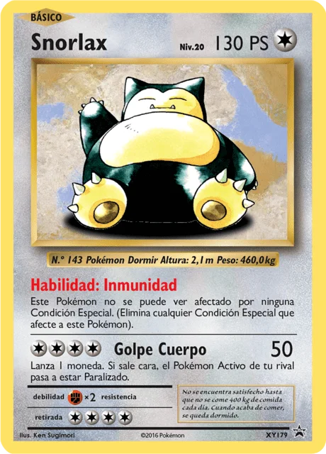 Snorlax 「XYP 179」「ES」